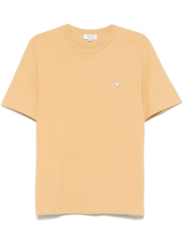 Maison Kitsuné: Жёлтая футболка 