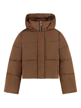 Rhude: Коричневый пуховик 