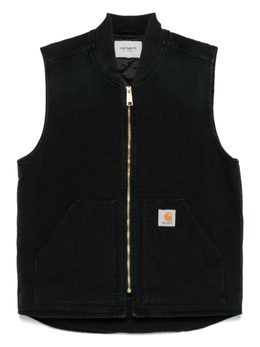 Carhartt WIP: Чёрный жилет 