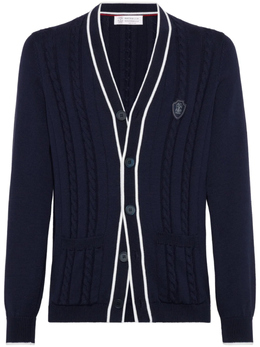 Brunello Cucinelli: Синий кардиган 