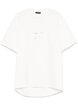 MUGLER: Белая футболка 