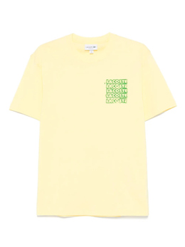 Lacoste: Жёлтая футболка 