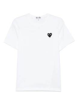 Comme Des Garçons Play: Белая футболка 