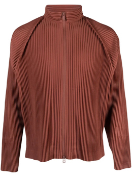 Homme Plissé Issey Miyake: Коричневые пиджаки 