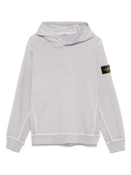Stone Island: Фиолетовая толстовка 