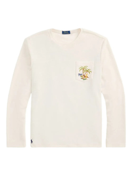 Polo Ralph Lauren: Белый свитер 