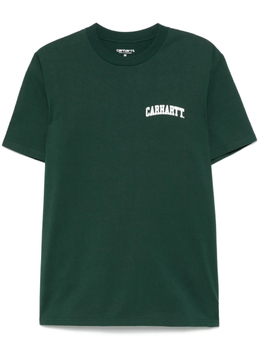 Carhartt WIP: Зелёная футболка  Script