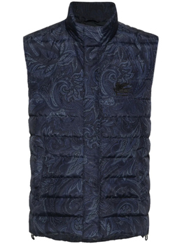 Etro: Синий жилет 