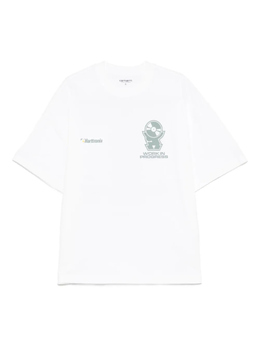 Carhartt WIP: Белая футболка 