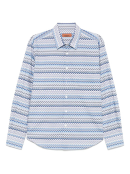 Missoni: Синяя рубашка 