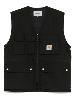 Carhartt WIP: Чёрный жилет 