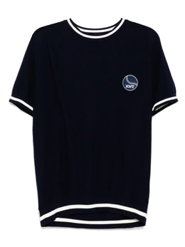 Kiton: Синий свитер  KNT