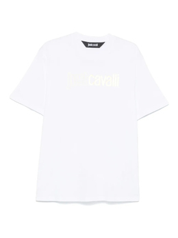 Just Cavalli: Белая футболка 