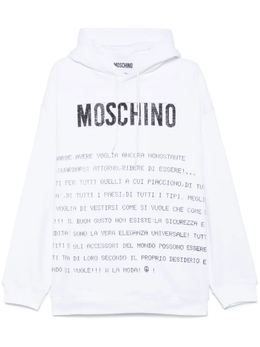 Moschino: Толстовка с капюшоном 
