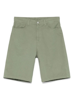 Carhartt WIP: Зелёные шорты 