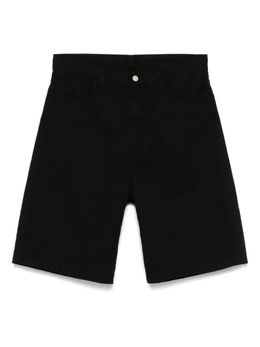 Carhartt WIP: Чёрные шорты 