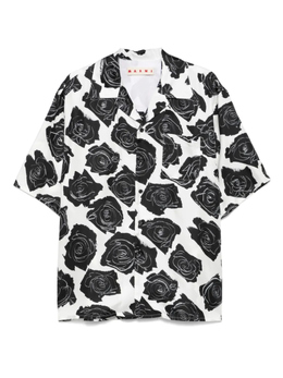 Marni: Белая рубашка 