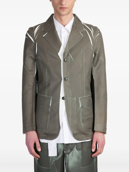 Comme Des Garcons Shirt: Зелёные пиджаки 