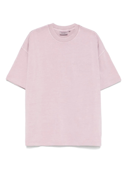 Carhartt WIP: Фиолетовая футболка 