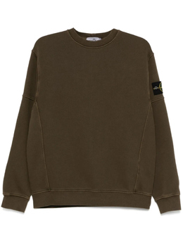 Stone Island: Зелёная толстовка 