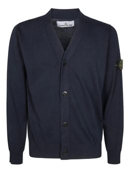 Stone Island: Синий кардиган  Compass