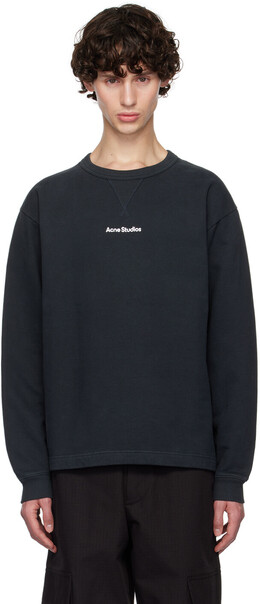 Acne Studios: Чёрная толстовка 