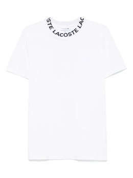 Lacoste: Белая футболка 