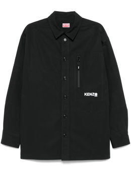 Kenzo: Чёрная футболка 