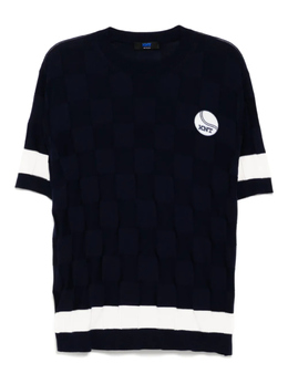 Kiton: Синий свитер  KNT