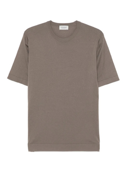 John Smedley: Коричневая футболка 