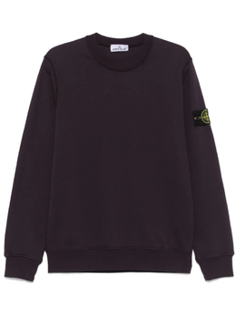 Stone Island: Фиолетовая толстовка  Compass