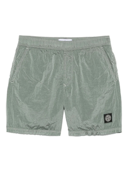 Stone Island: Зелёные плавки  Compass