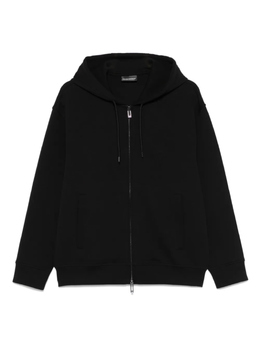 Emporio Armani: Чёрная толстовка 