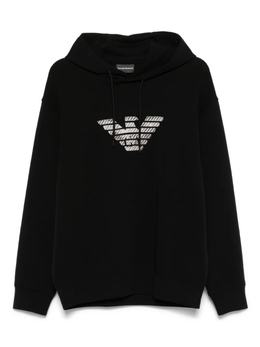 Emporio Armani: Чёрная толстовка 