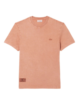 Lacoste: Оранжевая футболка 