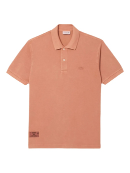 Lacoste: Оранжевая рубашка 