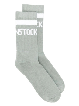 Birkenstock: Зелёные носки 