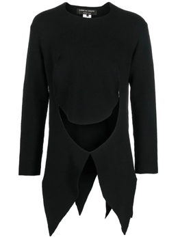 Comme des Garçons Homme Plus: Чёрный свитер 