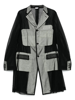 Comme des Garçons Homme Plus: Однобортное пальто 