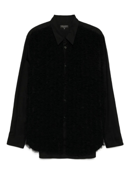 Comme des Garçons Homme Plus: Чёрная рубашка 