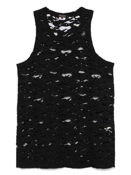 Comme des Garçons Homme Plus: Кружевная футболка 
