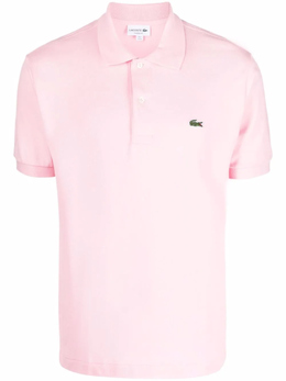 Lacoste: Розовая рубашка 