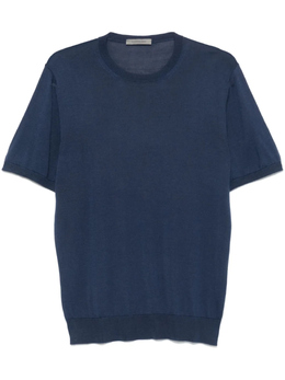 Corneliani: Синяя футболка 
