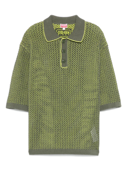 Kenzo: Зелёная рубашка 
