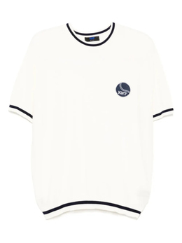 Kiton: Белый свитер  KNT
