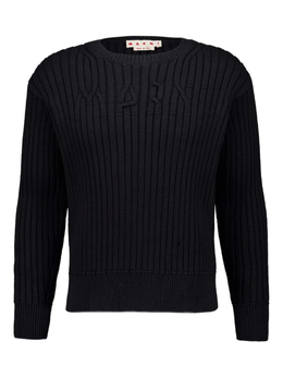 Marni: Чёрный свитер 