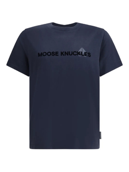 Moose Knuckles: Синяя футболка 