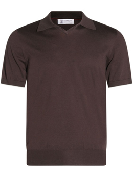 Brunello Cucinelli: Коричневая рубашка 
