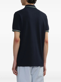Fred Perry: Синяя рубашка  Twin Tipped