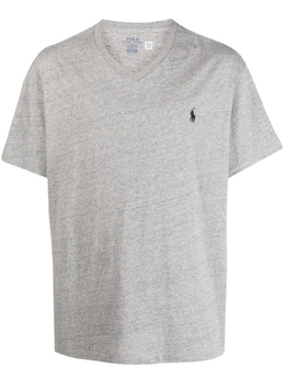 Polo Ralph Lauren: Серая футболка 